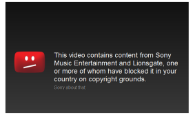 video blocked